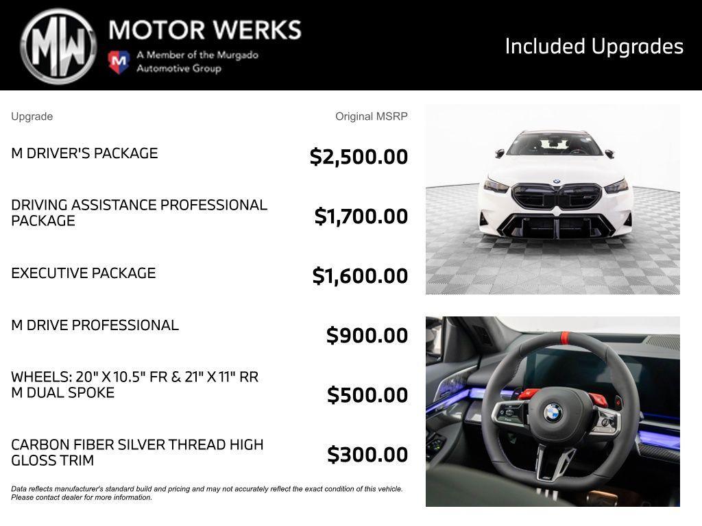 new 2026 BMW M5 car, priced at $137,662