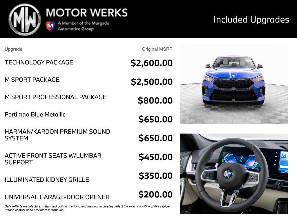 new 2026 BMW X2 car, priced at $55,082