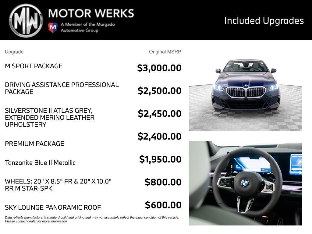new 2026 BMW 540 car, priced at $82,160