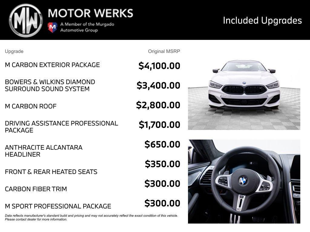 new 2026 BMW M850 Gran Coupe car, priced at $124,870