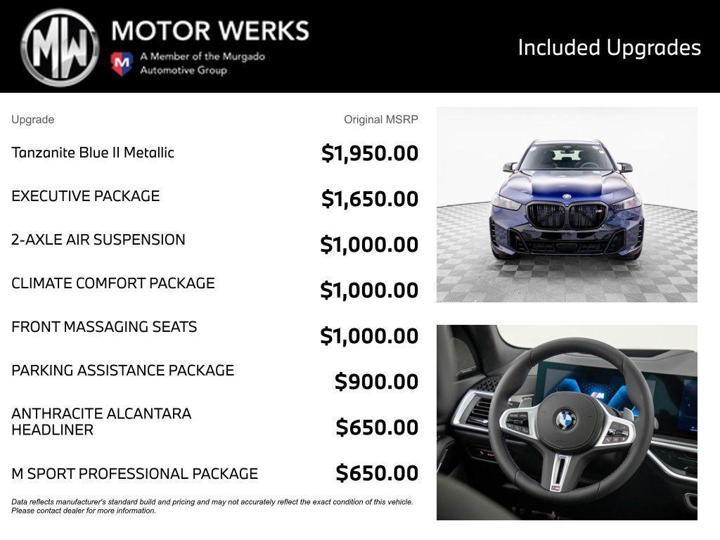 new 2026 BMW X5 car, priced at $104,597