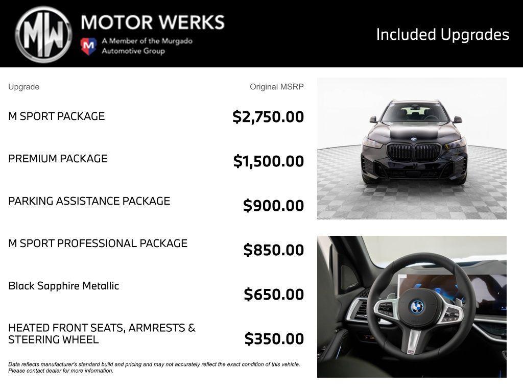 new 2026 BMW X5 PHEV car, priced at $83,650