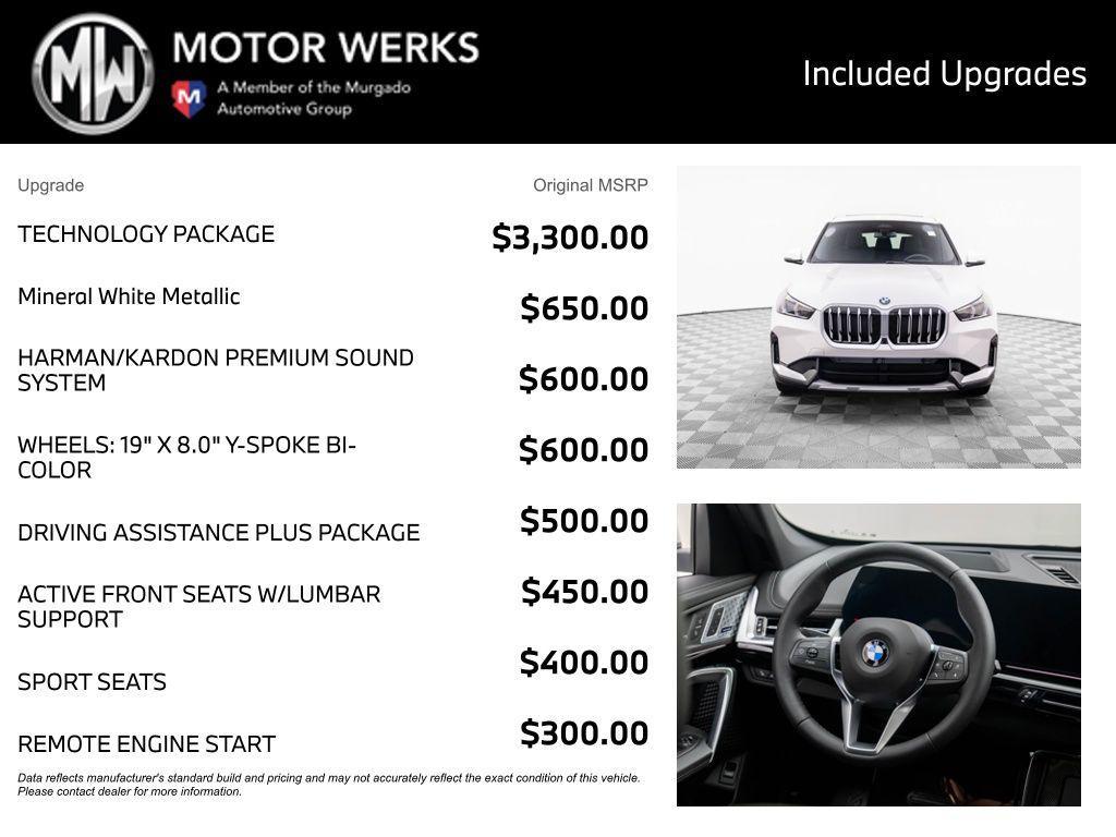 new 2025 BMW X1 car, priced at $49,525