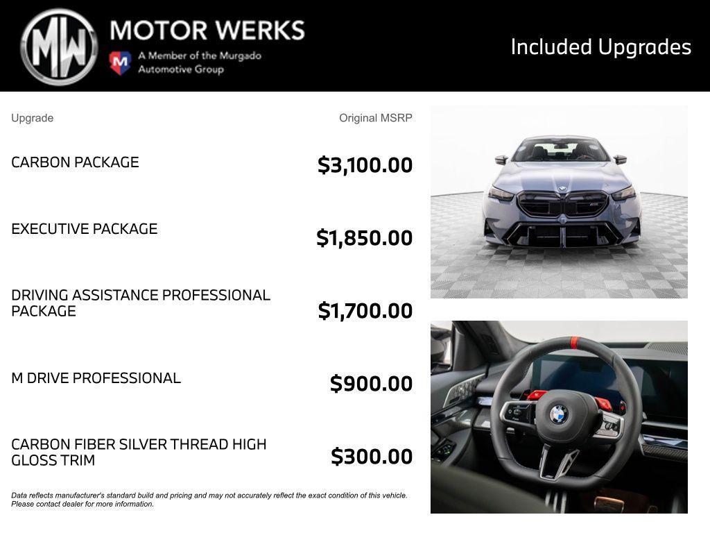 new 2026 BMW M5 car, priced at $133,535