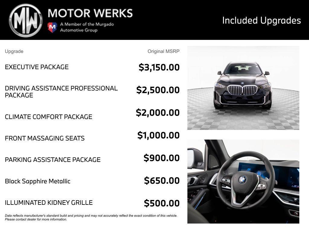 used 2026 BMW X5 PHEV car, priced at $83,812