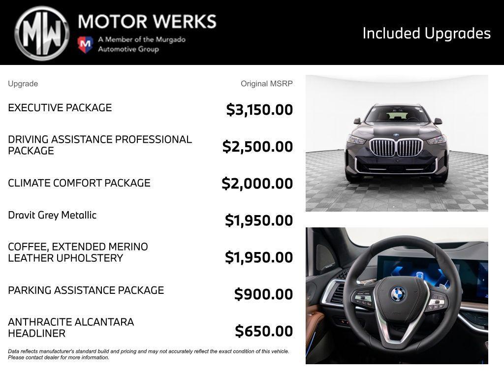 new 2026 BMW X5 PHEV car, priced at $91,662