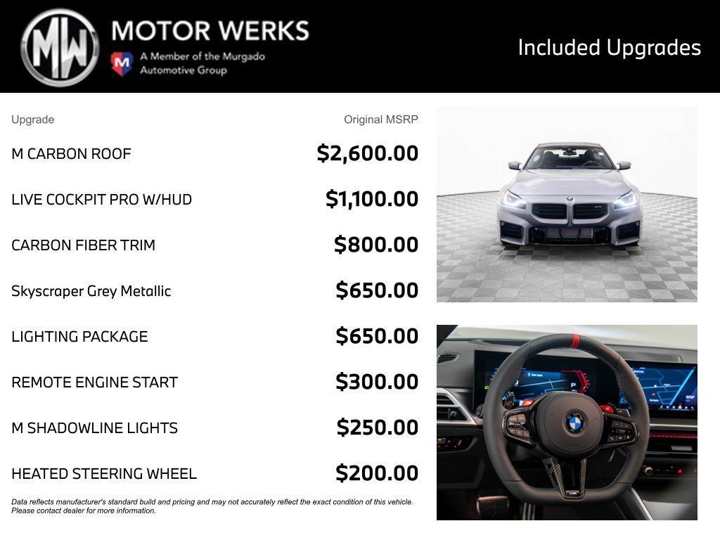 new 2026 BMW M2 car, priced at $76,580