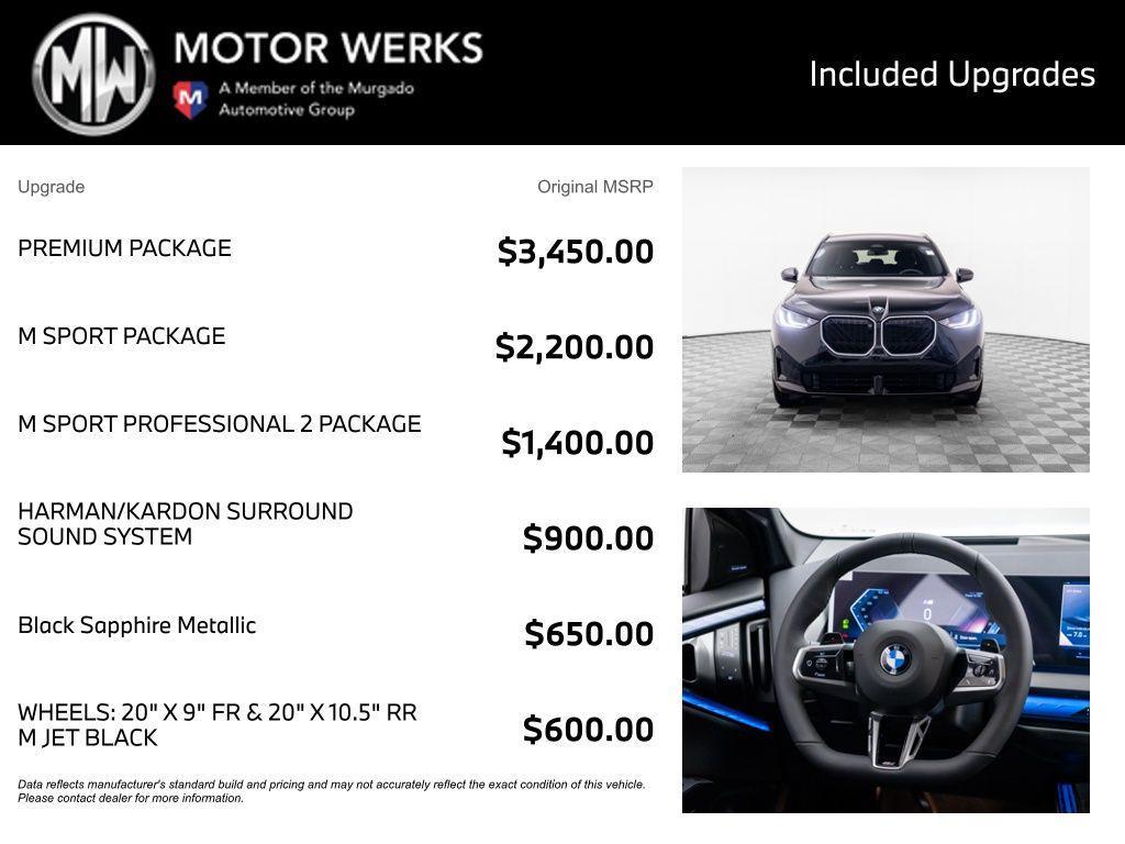 new 2026 BMW X3 car, priced at $62,390