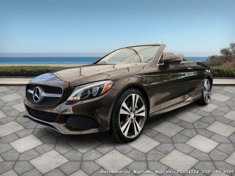 used 2017 Mercedes-Benz C-Class car, priced at $26,900