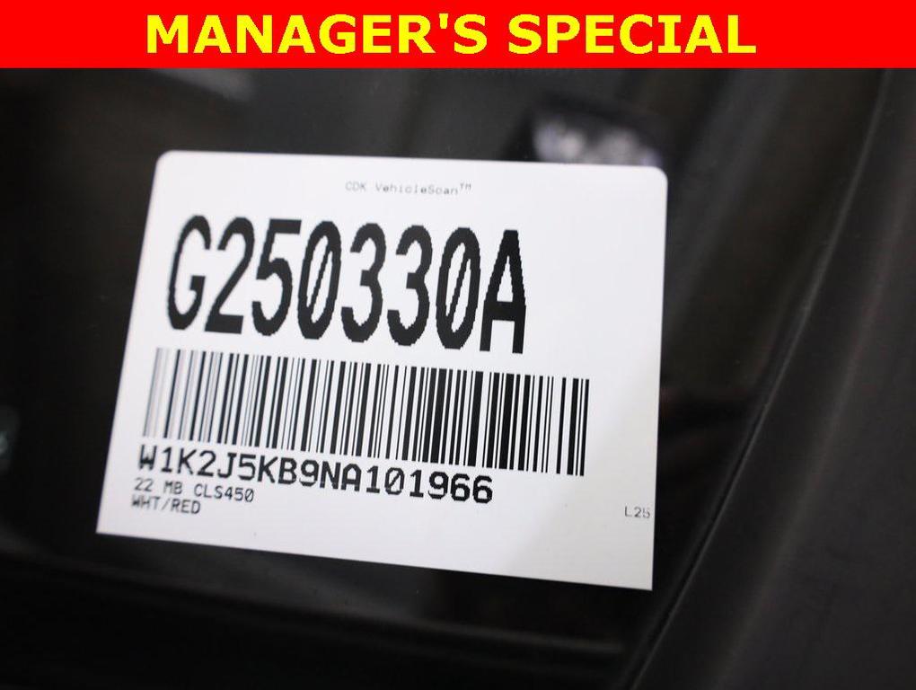 used 2022 Mercedes-Benz CLS 450 car, priced at $43,989