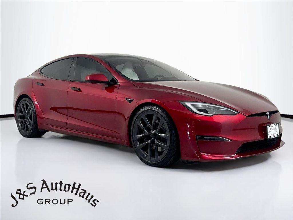 used 2023 Tesla Model S car, priced at $58,995