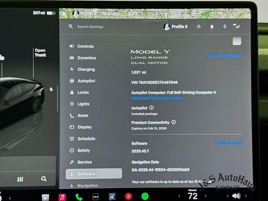 used 2026 Tesla Model Y car, priced at $47,995