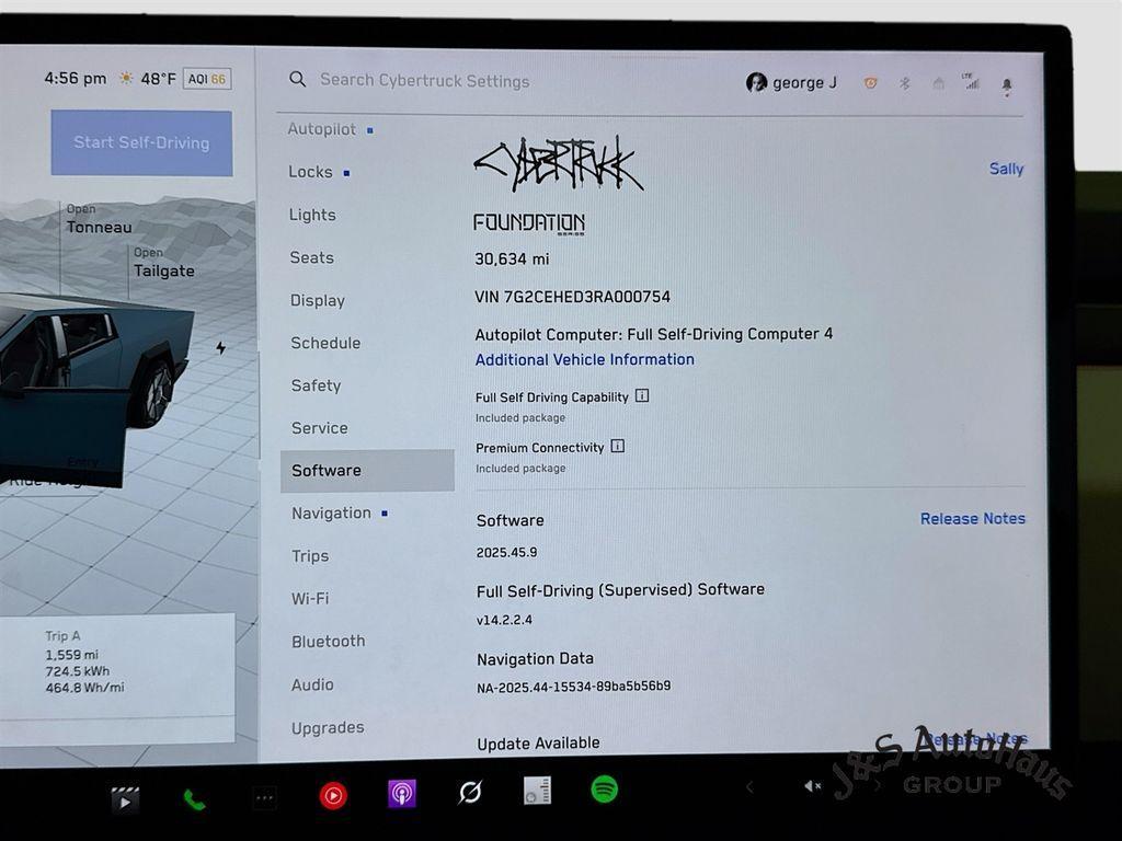 used 2024 Tesla Cybertruck car, priced at $71,995