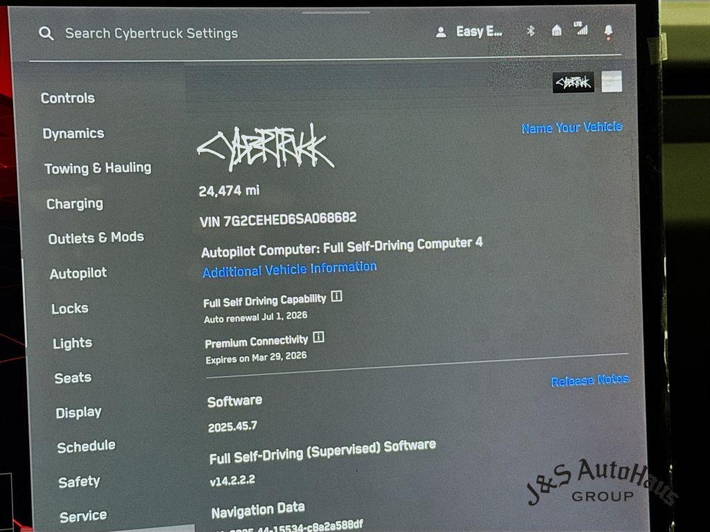 used 2025 Tesla Cybertruck car, priced at $73,995