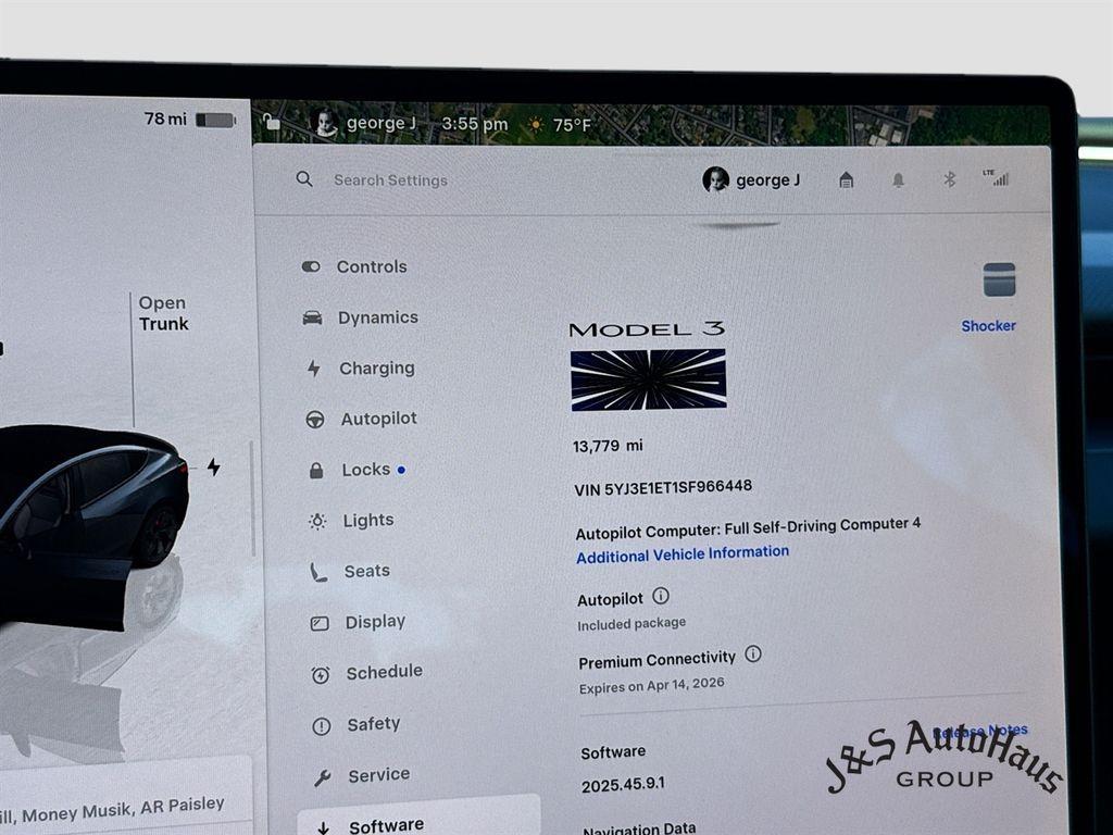 used 2025 Tesla Model 3 car, priced at $47,995
