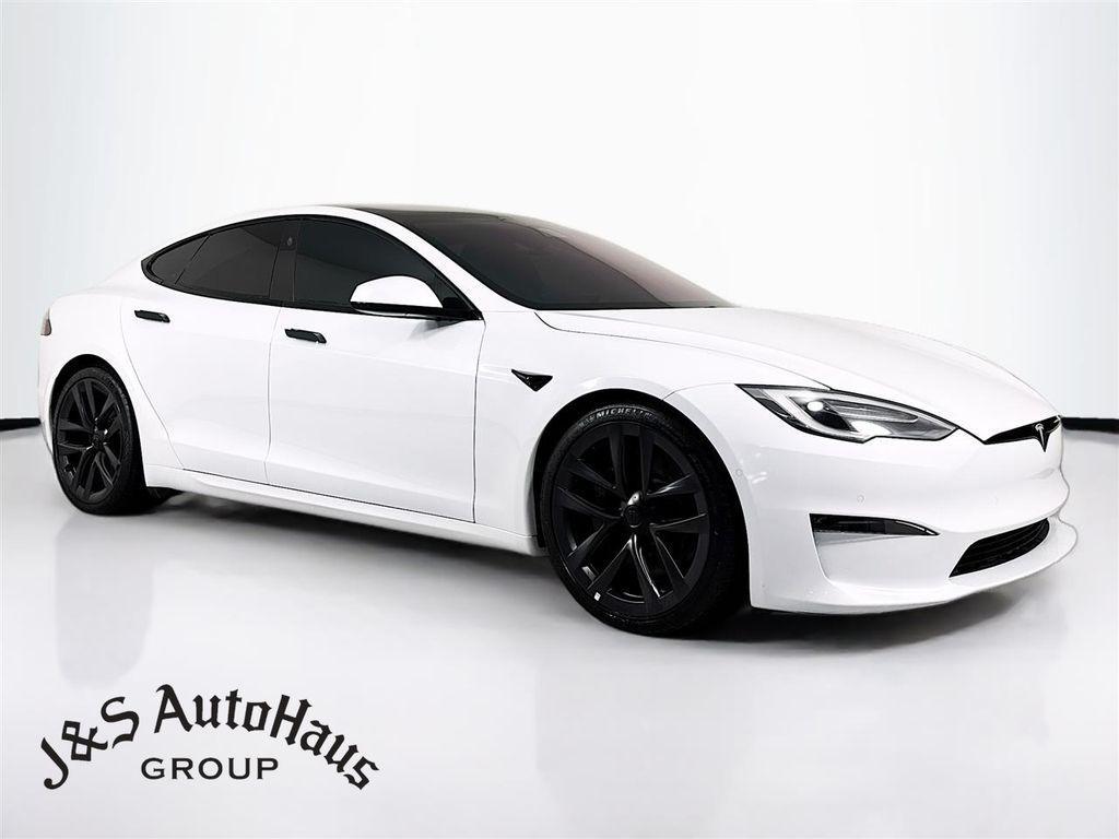used 2021 Tesla Model S car, priced at $51,995