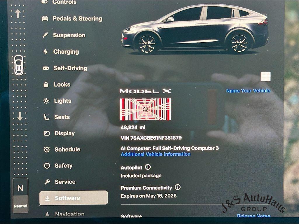 used 2022 Tesla Model X car, priced at $62,995
