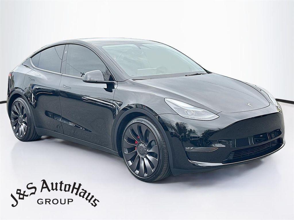used 2025 Tesla Model Y car, priced at $42,995