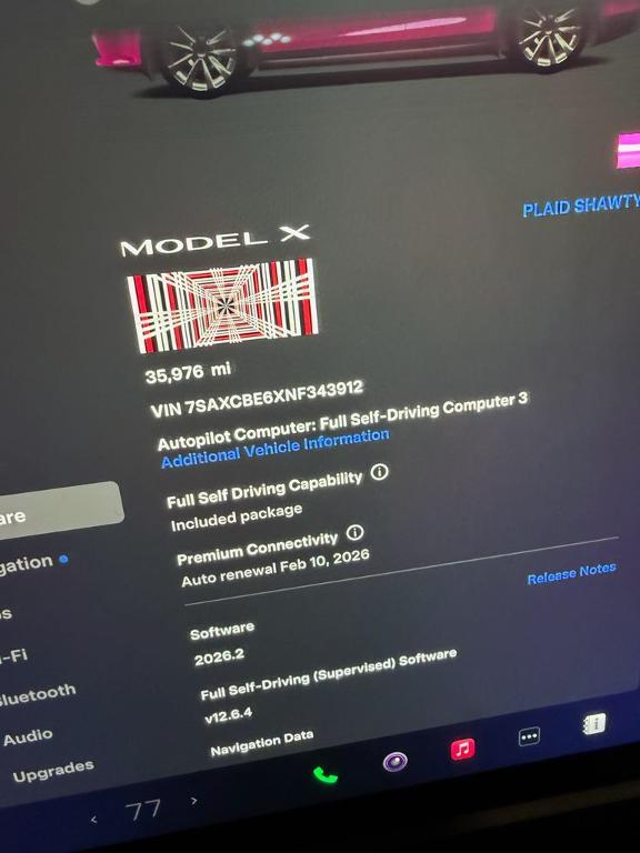 used 2022 Tesla Model X car, priced at $63,995