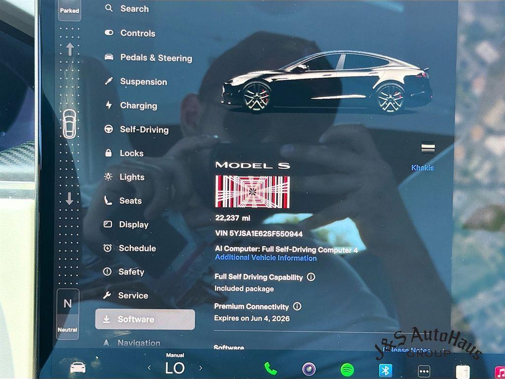 used 2025 Tesla Model S car, priced at $94,995