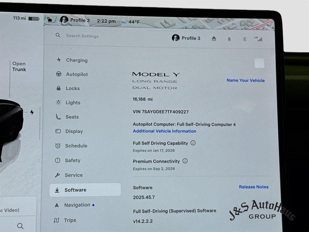 used 2026 Tesla Model Y car, priced at $44,995