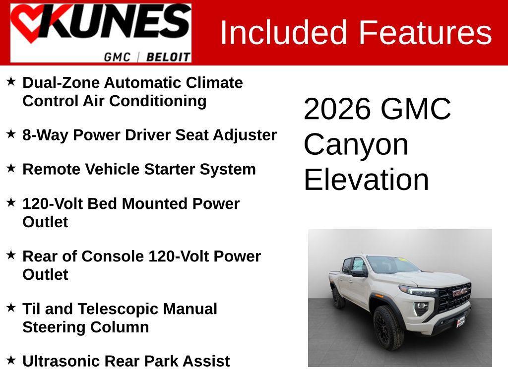 new 2026 GMC Canyon car, priced at $45,965