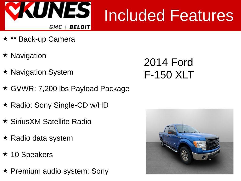 used 2014 Ford F-150 car, priced at $15,369