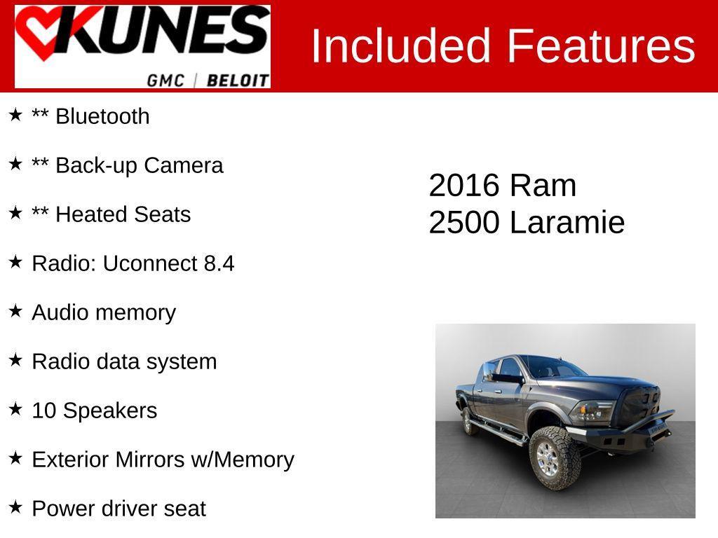 used 2016 Ram 2500 car, priced at $36,443