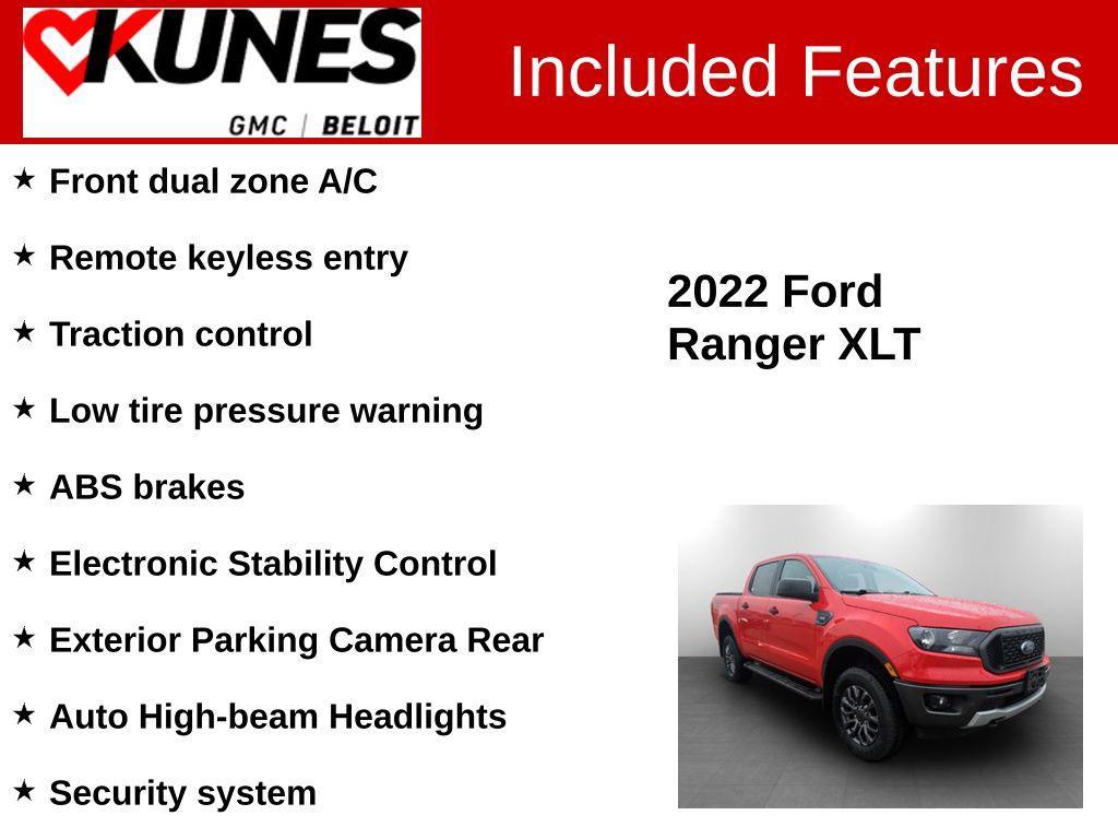 used 2022 Ford Ranger car, priced at $25,044