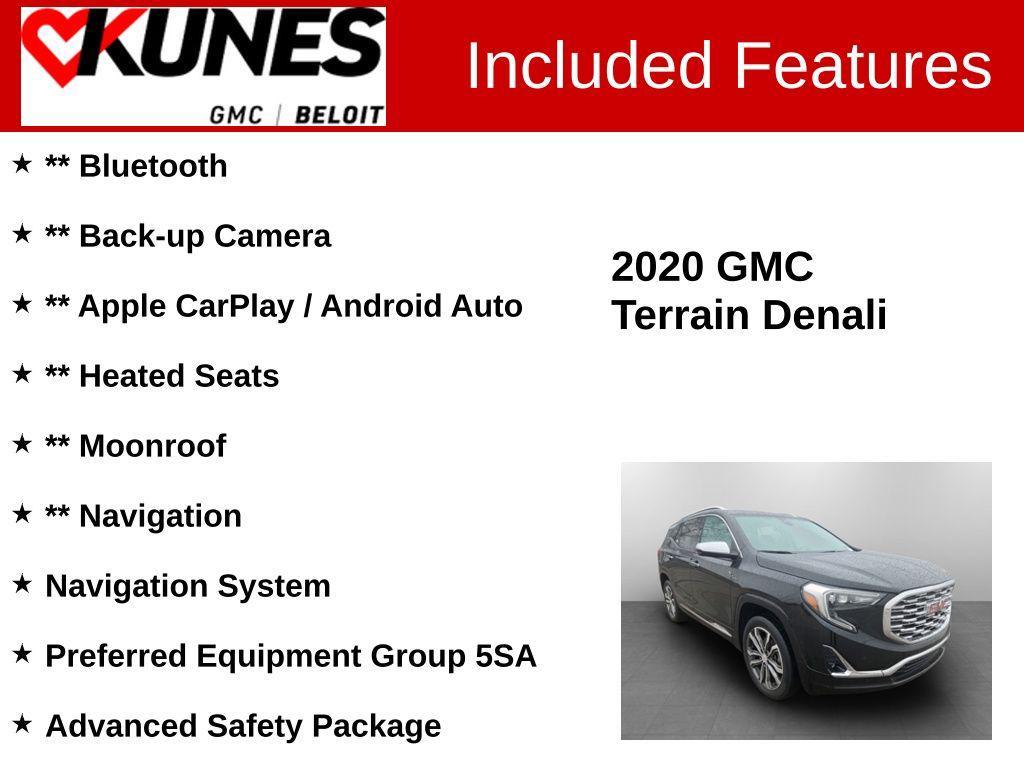used 2020 GMC Terrain car, priced at $21,327
