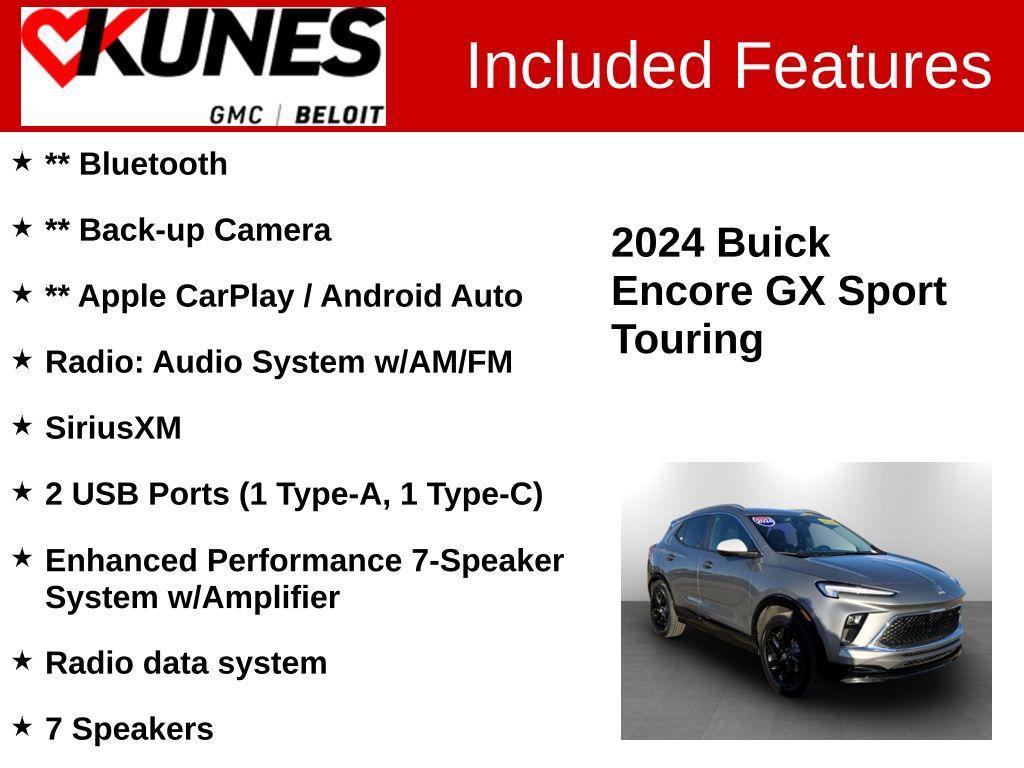 used 2024 Buick Encore GX car, priced at $20,458