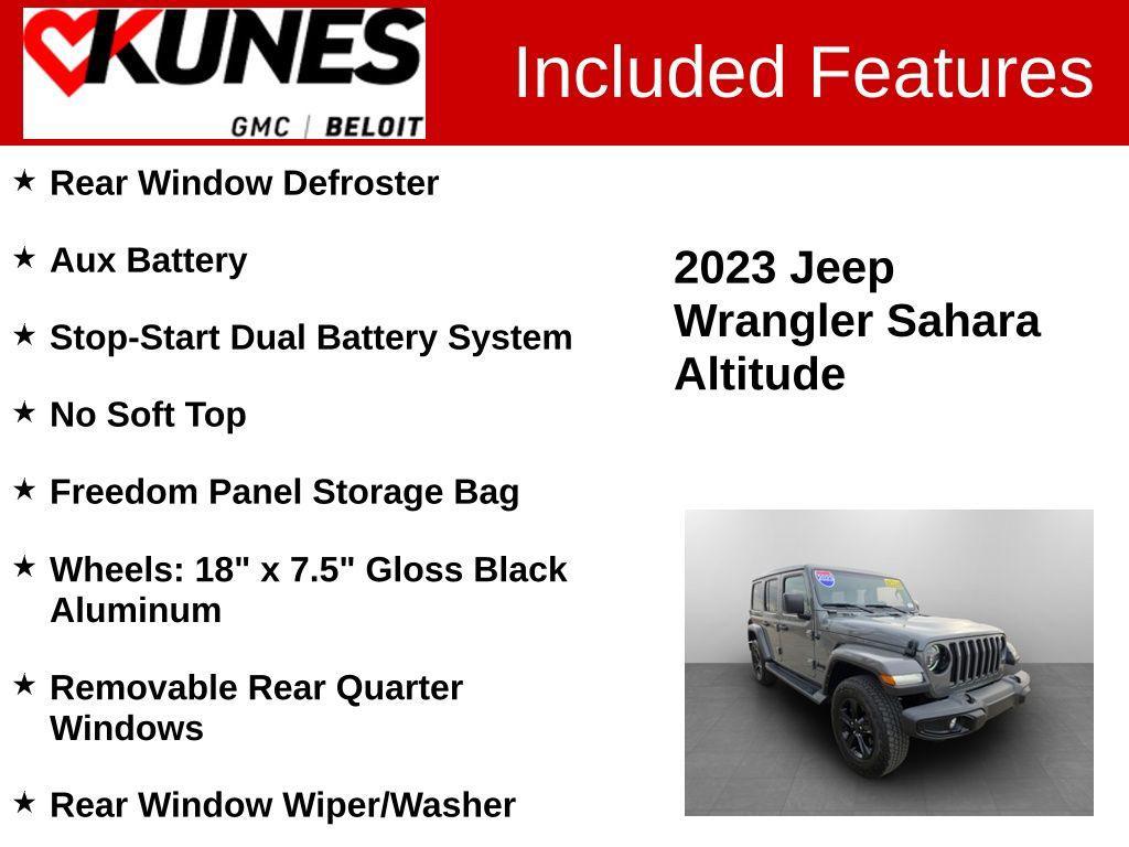 used 2023 Jeep Wrangler car, priced at $39,250