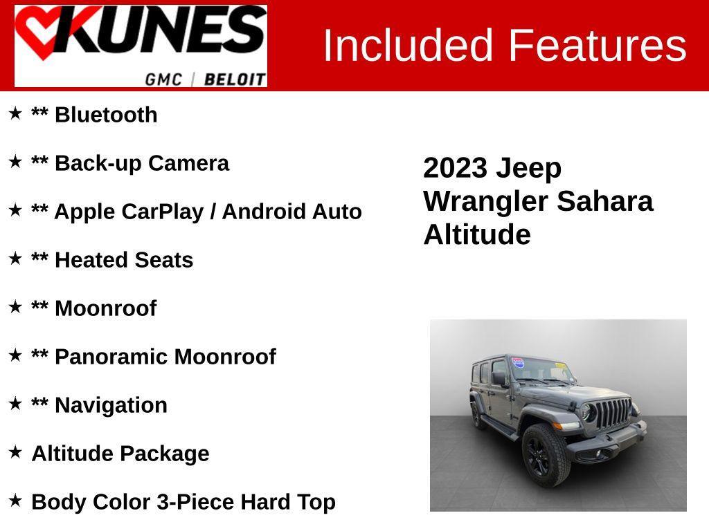 used 2023 Jeep Wrangler car, priced at $39,250