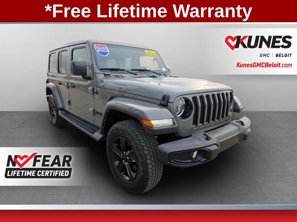 used 2023 Jeep Wrangler car, priced at $39,250