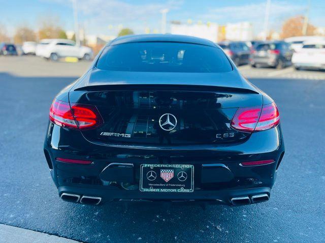 used 2018 Mercedes-Benz AMG C 63 car, priced at $38,000