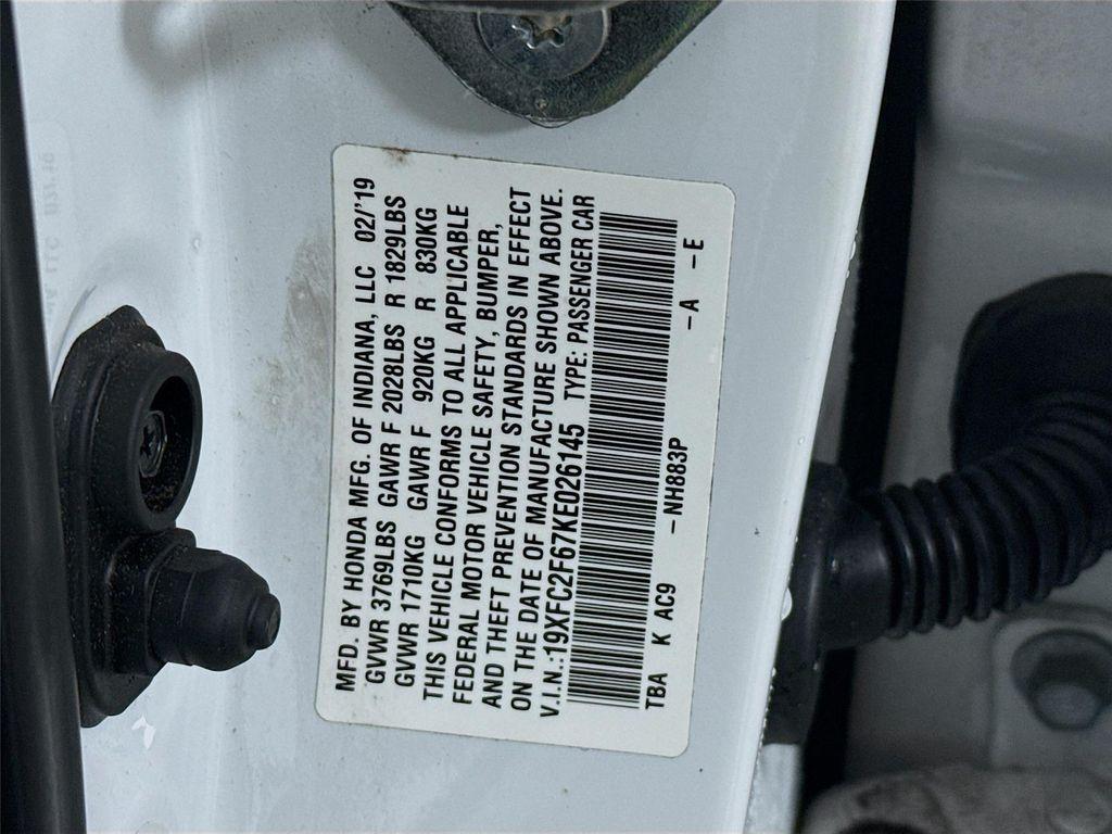 used 2019 Honda Civic car, priced at $14,999