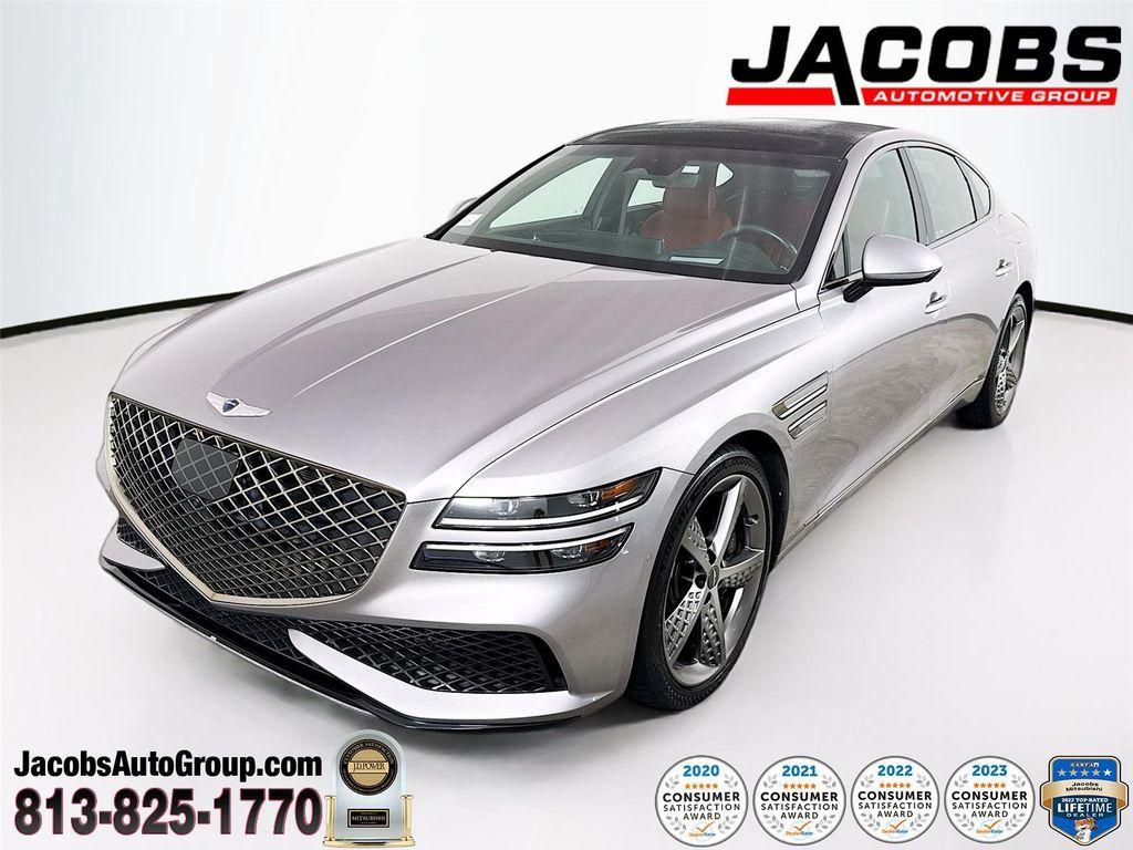 used 2023 Genesis G80 car, priced at $44,500
