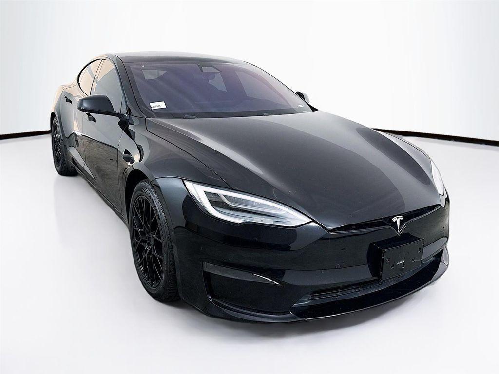 used 2021 Tesla Model S car, priced at $58,995