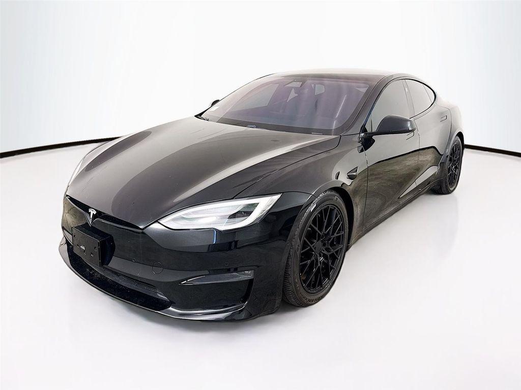 used 2021 Tesla Model S car, priced at $52,299