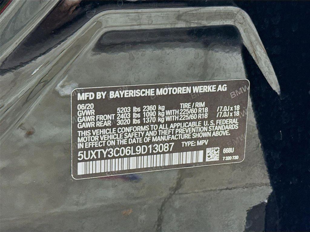 used 2020 BMW X3 car, priced at $19,250