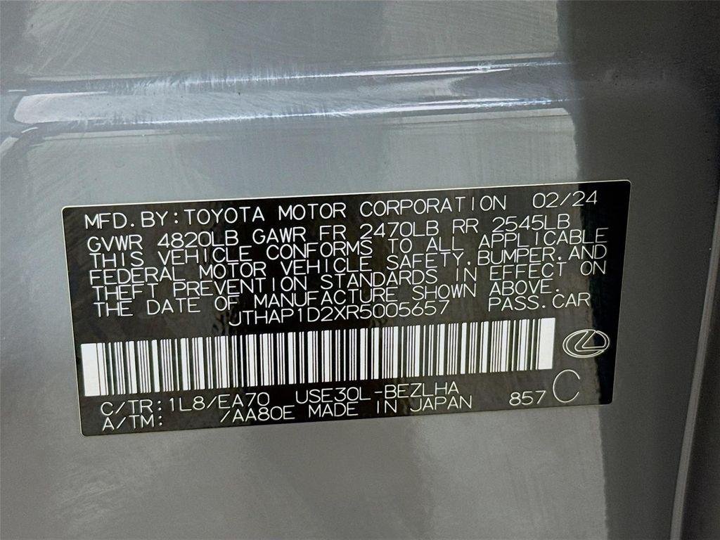 used 2024 Lexus IS 500 car, priced at $67,999