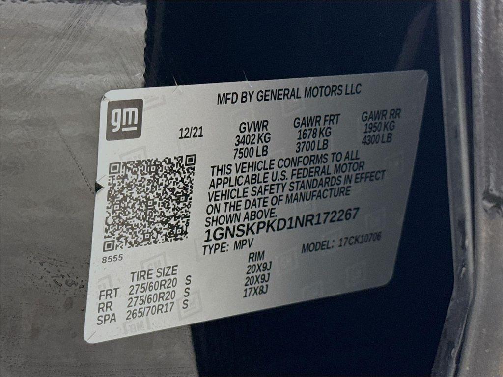 used 2022 Chevrolet Tahoe car, priced at $53,898