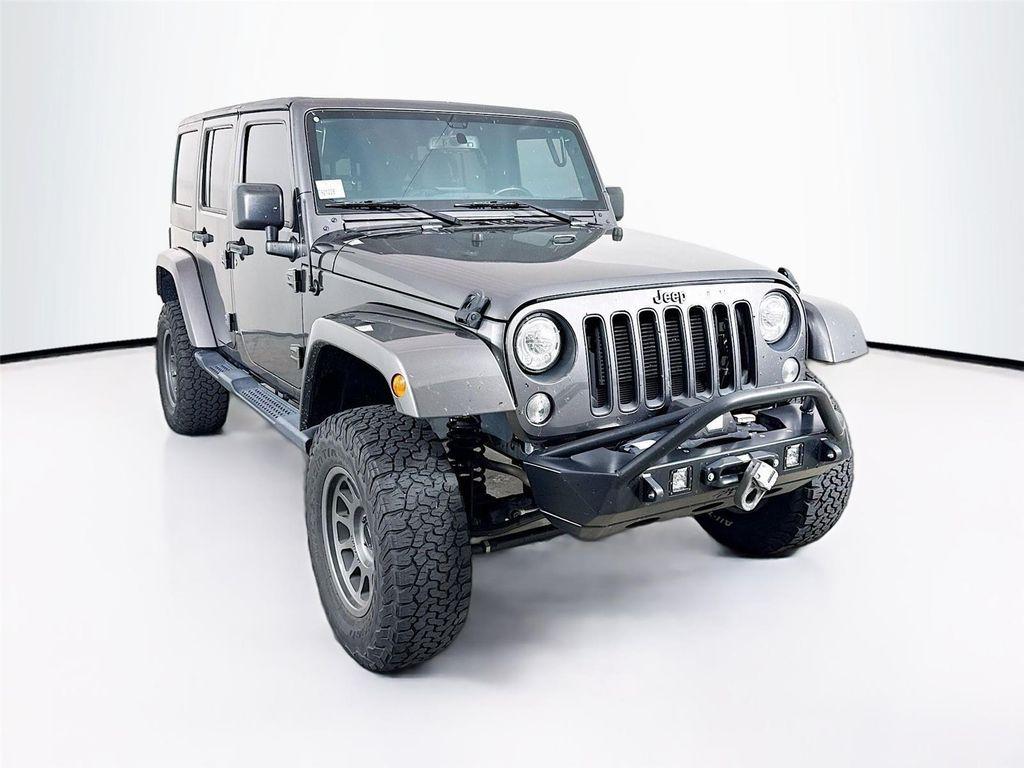 used 2018 Jeep Wrangler JK Unlimited car, priced at $19,375