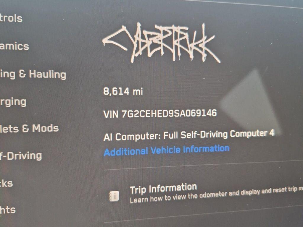 used 2025 Tesla Cybertruck car, priced at $83,292