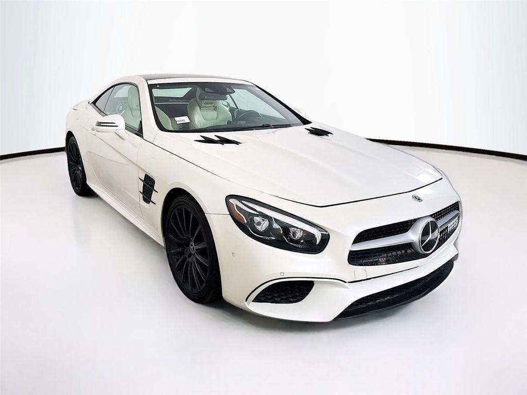 used 2018 Mercedes-Benz SL 550 car, priced at $48,000