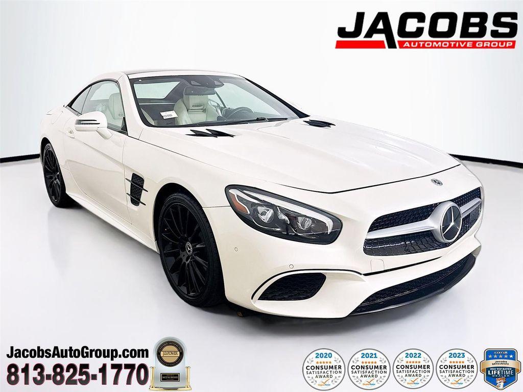 used 2018 Mercedes-Benz SL 550 car, priced at $53,299