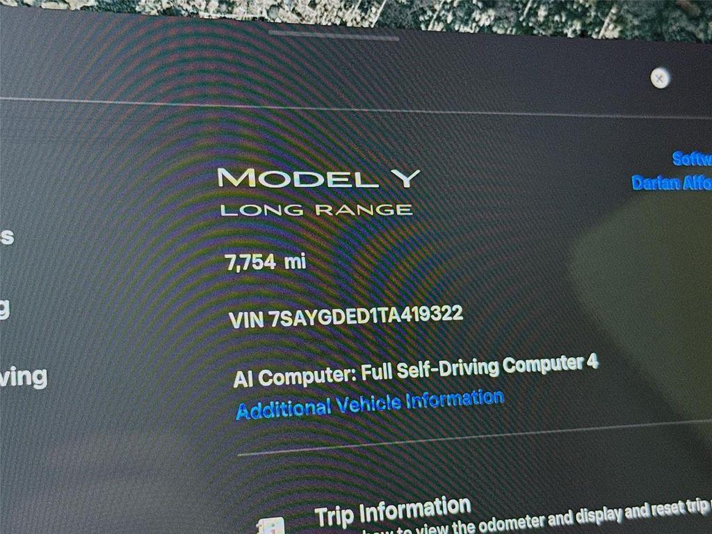 used 2026 Tesla Model Y car, priced at $47,500