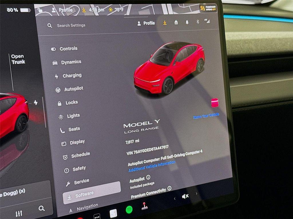 used 2026 Tesla Model Y car, priced at $46,500