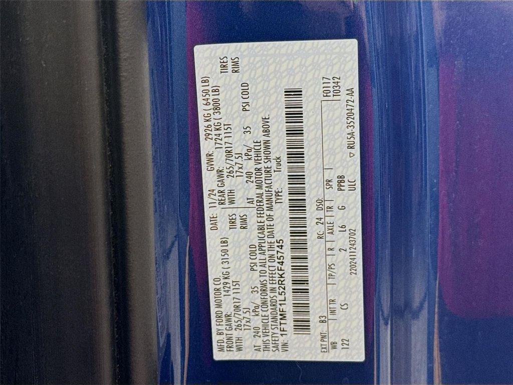 used 2024 Ford F-150 car, priced at $43,999