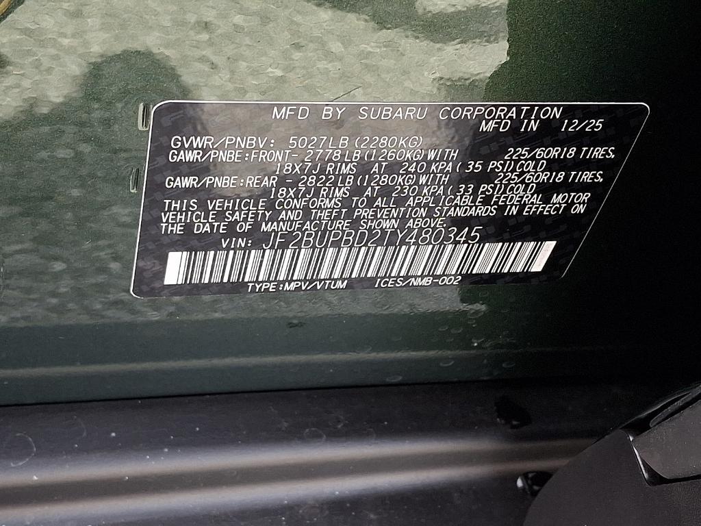 new 2026 Subaru Outback car